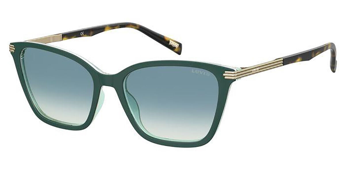 Image of Levi's LV 5017/S 619/9O 55 Lunettes De Soleil Femme Vertes FR