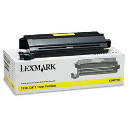Image of Lexmark 10E0042 galben (yellow) toner original RO ID 926