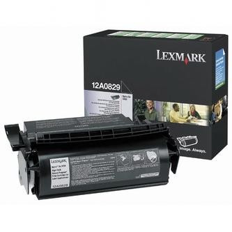 Image of Lexmark 12A0829 negru (black) toner original RO ID 932