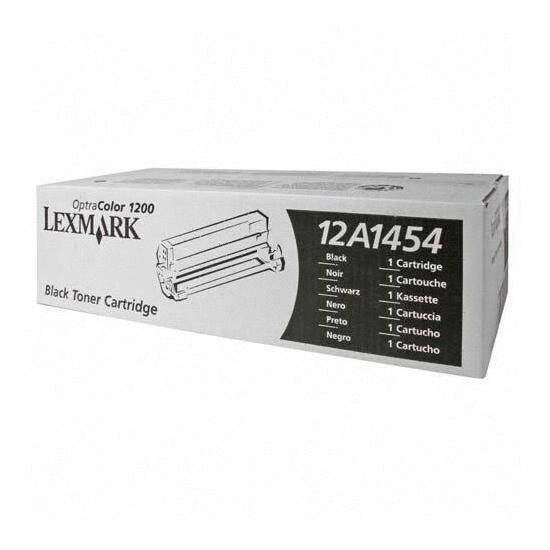 Image of Lexmark 12A1454 black 6500 str Optra Color 1200 originálny toner SK ID 15497