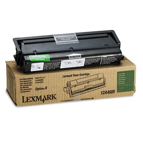 Image of Lexmark 12A4605 fekete (black) eredeti toner HU ID 15498