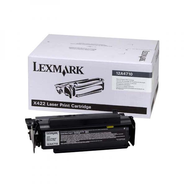 Image of Lexmark 12A4710 black 6000 str return X422 originálny toner SK ID 15499