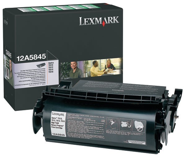 Image of Lexmark 12A5845 czarny (black) toner oryginalny PL ID 940