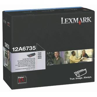 Image of Lexmark 12A6735 negru (black) toner original RO ID 942