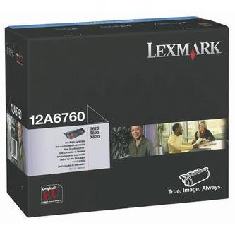 Image of Lexmark 12A6760 negru (black) toner original RO ID 943