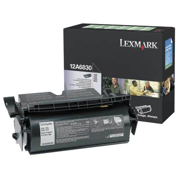 Image of Lexmark 12A6830 black 7500 str return originálny toner SK ID 15501