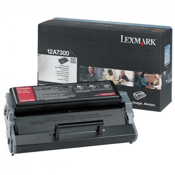 Image of Lexmark 12A7300 black 3000 str originálny toner SK ID 15502
