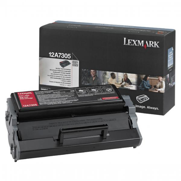 Image of Lexmark 12A7305 black 6000 str originálny toner SK ID 15503