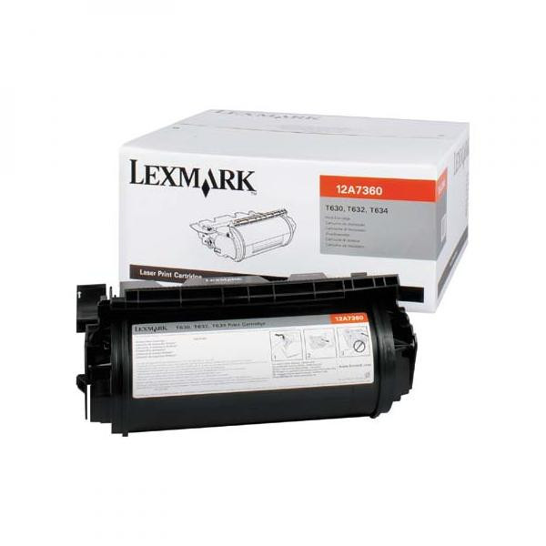 Image of Lexmark 12A7360 black 5000 str originálny toner SK ID 15505