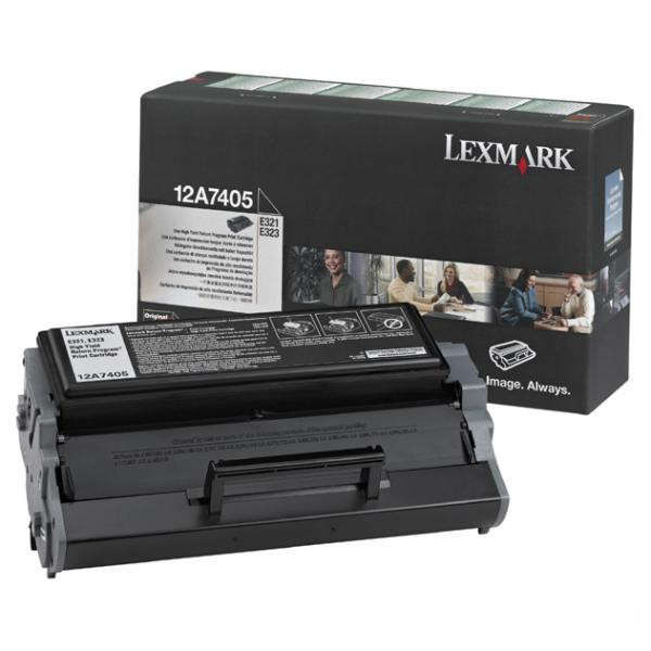 Image of Lexmark 12A7405 black 6000 str return originálny toner SK ID 15507