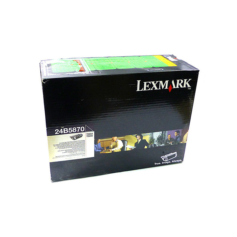 Image of Lexmark 24B5870 negru (black) toner original RO ID 327778