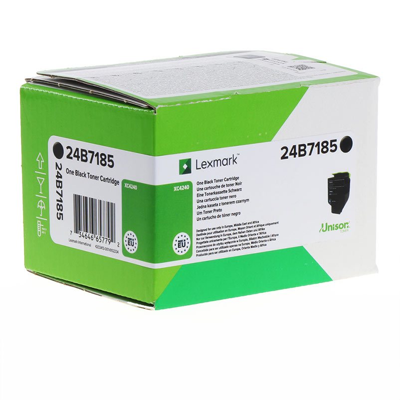 Image of Lexmark 24B7185 čierny (black) originálny toner SK ID 320326