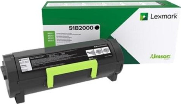 Image of Lexmark 51B2000 czarny (black) toner oryginalny PL ID 12398