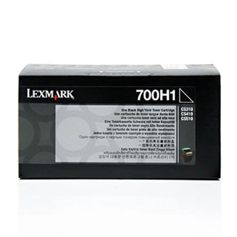 Image of Lexmark 70C0H10 černý (black) originální toner CZ ID 325360