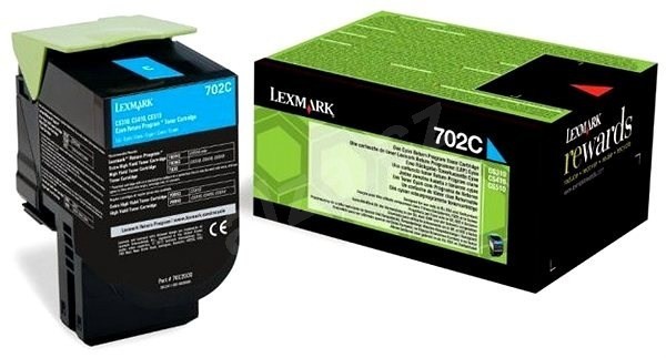 Image of Lexmark 70C20C0 cián (cyan) eredeti toner HU ID 6548