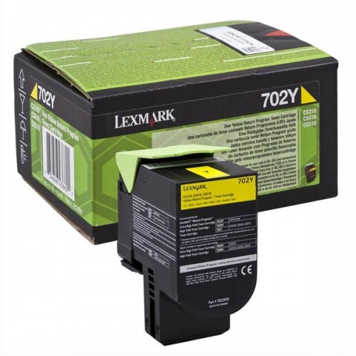 Image of Lexmark 70C20YE galben (yellow) toner original RO ID 63228