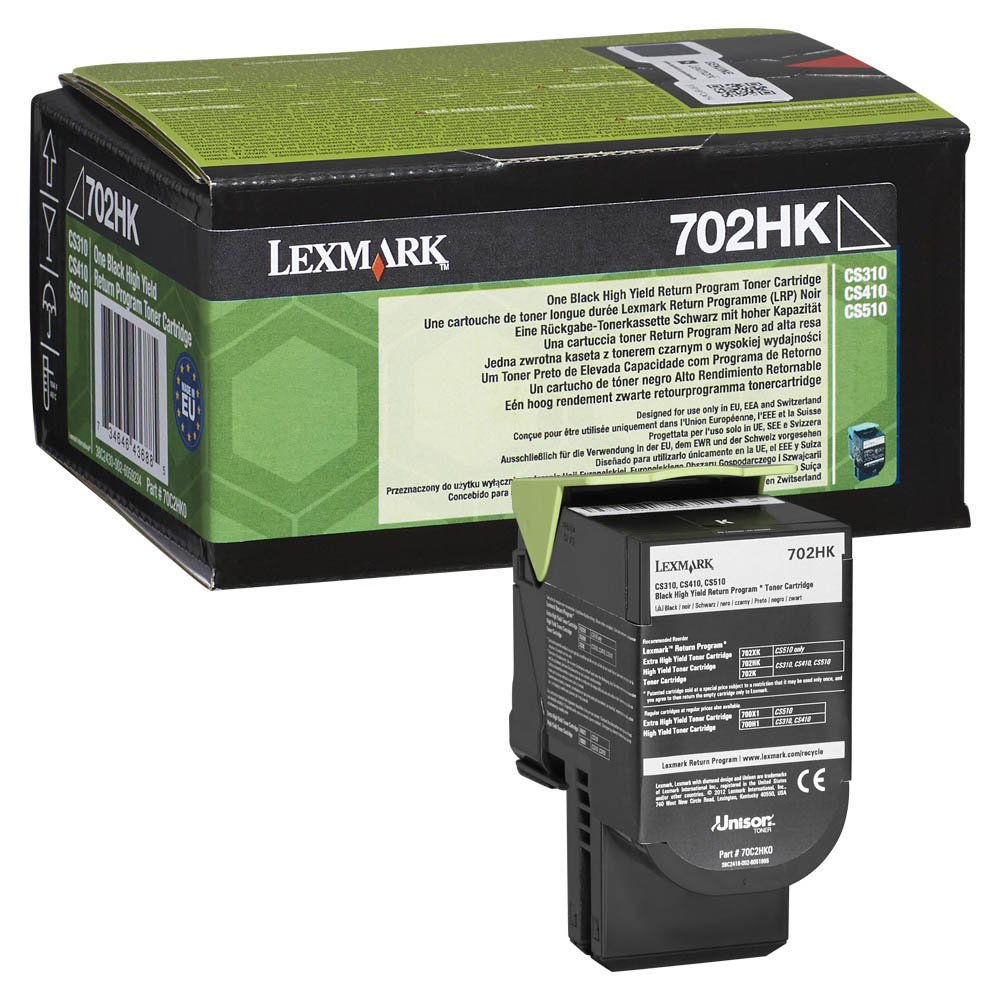 Image of Lexmark 70C2HKE černý (black) originální toner CZ ID 48320