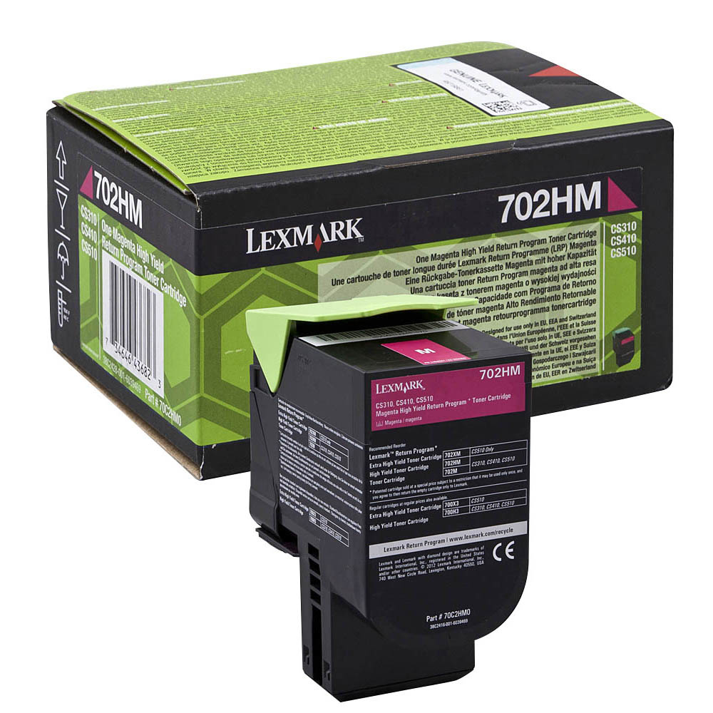 Image of Lexmark 70C2HME purpurový (magenta) originální toner CZ ID 48321