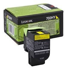 Image of Lexmark 70C2HY0 sárga (yellow) eredeti toner HU ID 6555