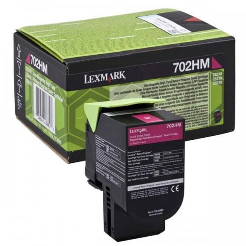 Image of Lexmark 70C2XM0 bíborvörös (magenta) eredeti toner HU ID 48325