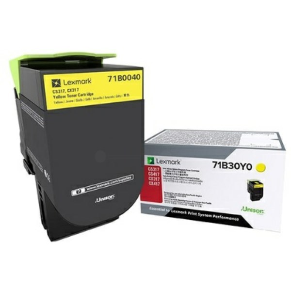 Image of Lexmark 73B0040 žltý (yellow) originálny toner SK ID 65689