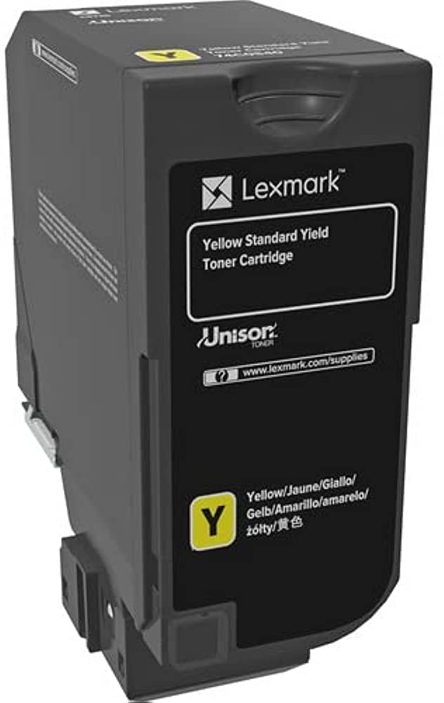 Image of Lexmark 74C0S40 sárga (yellow) eredeti toner HU ID 65696