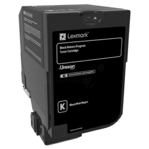 Image of Lexmark 74C2SKE čierny (black) originálny toner SK ID 65706