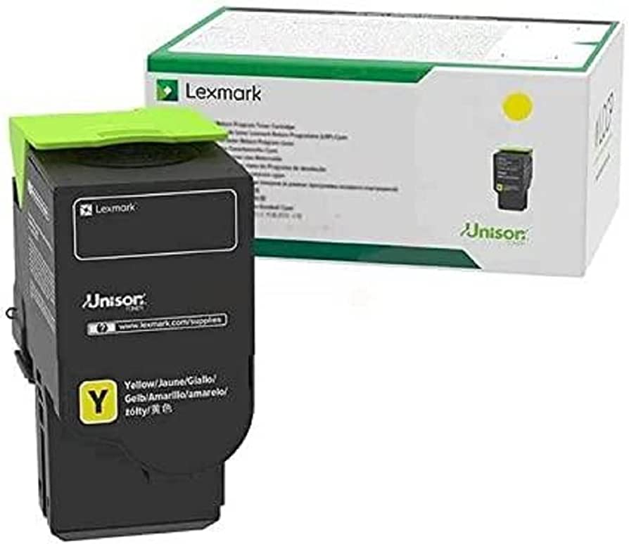 Image of Lexmark 78C0U40 galben (yellow) toner original RO ID 65714