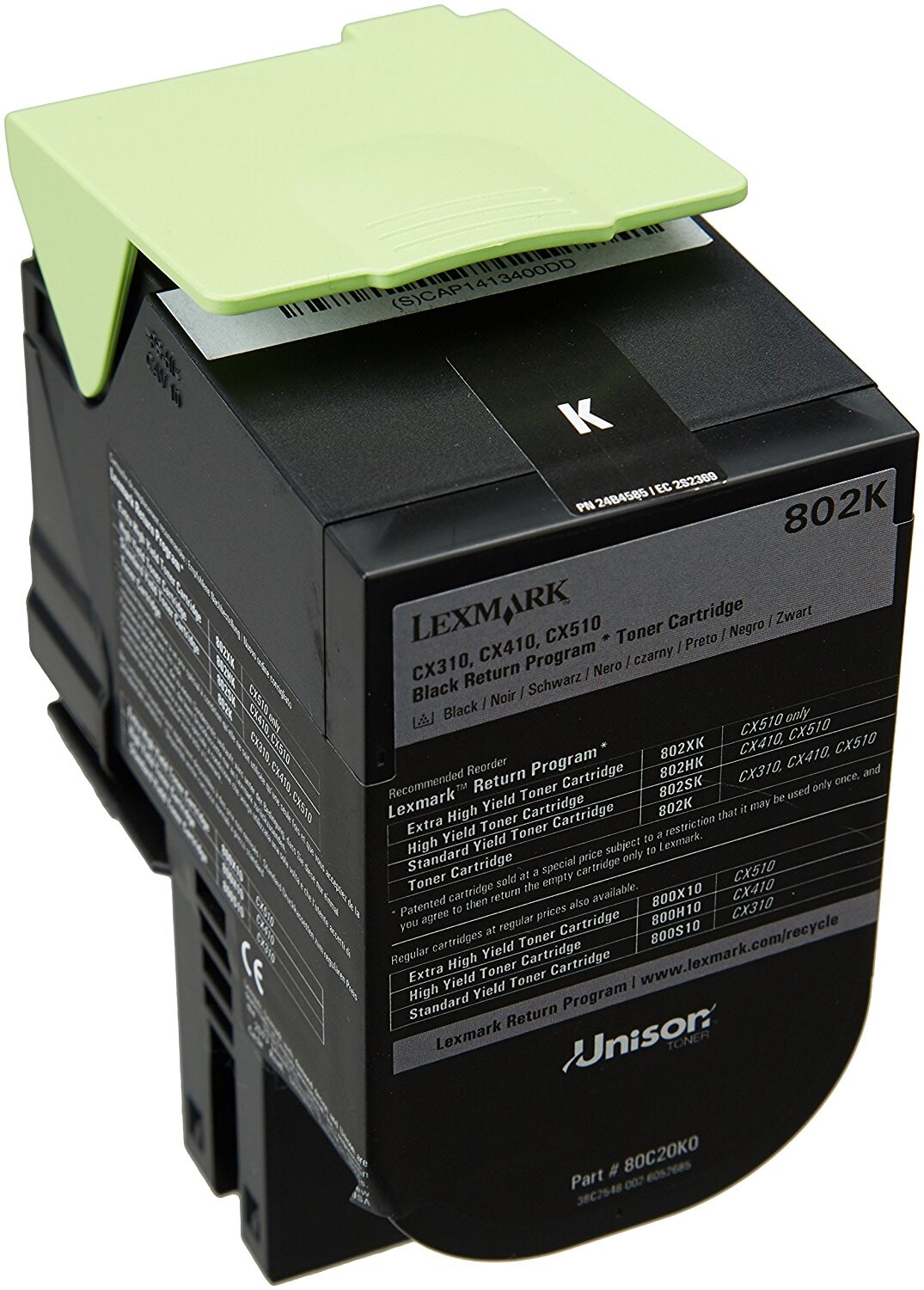 Image of Lexmark 80C20K0 black 1000 str return originálny toner SK ID 12525
