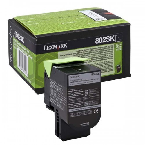 Image of Lexmark 80C20YE galben (yellow) toner original RO ID 325369