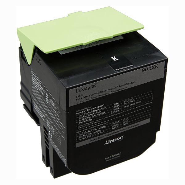 Image of Lexmark 80C2XK0 negru (black) toner original RO ID 15568