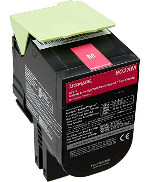 Image of Lexmark 80C2XM0 bíborvörös (magenta) eredeti toner HU ID 6562