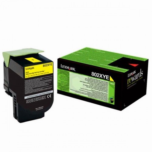 Image of Lexmark 80C2XYE žltý (yellow) originálny toner SK ID 337957