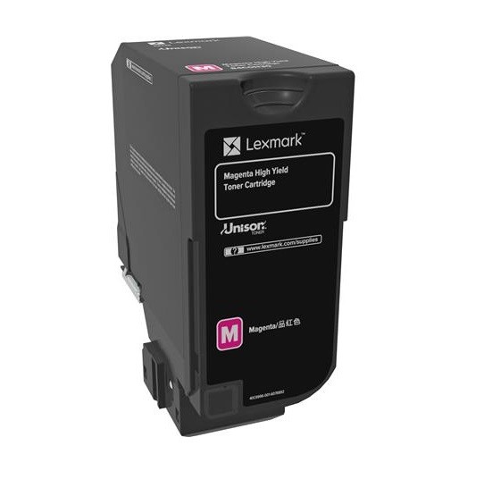 Image of Lexmark 84C0H30 purpuriu (magenta) toner original RO ID 65759