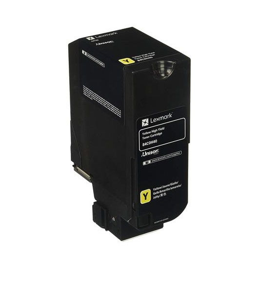 Image of Lexmark 84C0H40 sárga (yellow) eredeti toner HU ID 65760