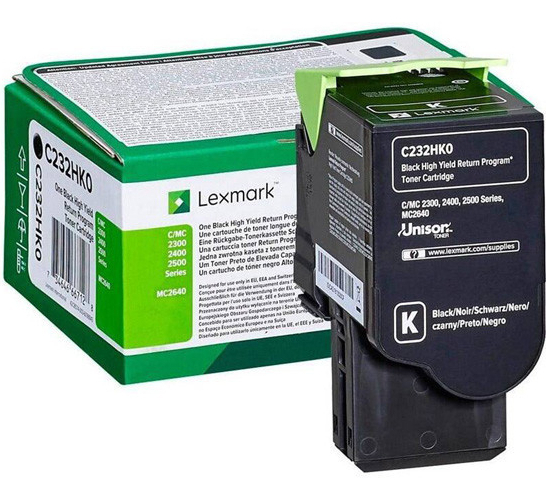 Image of Lexmark C2320K0 černý (black) originální toner CZ ID 62588