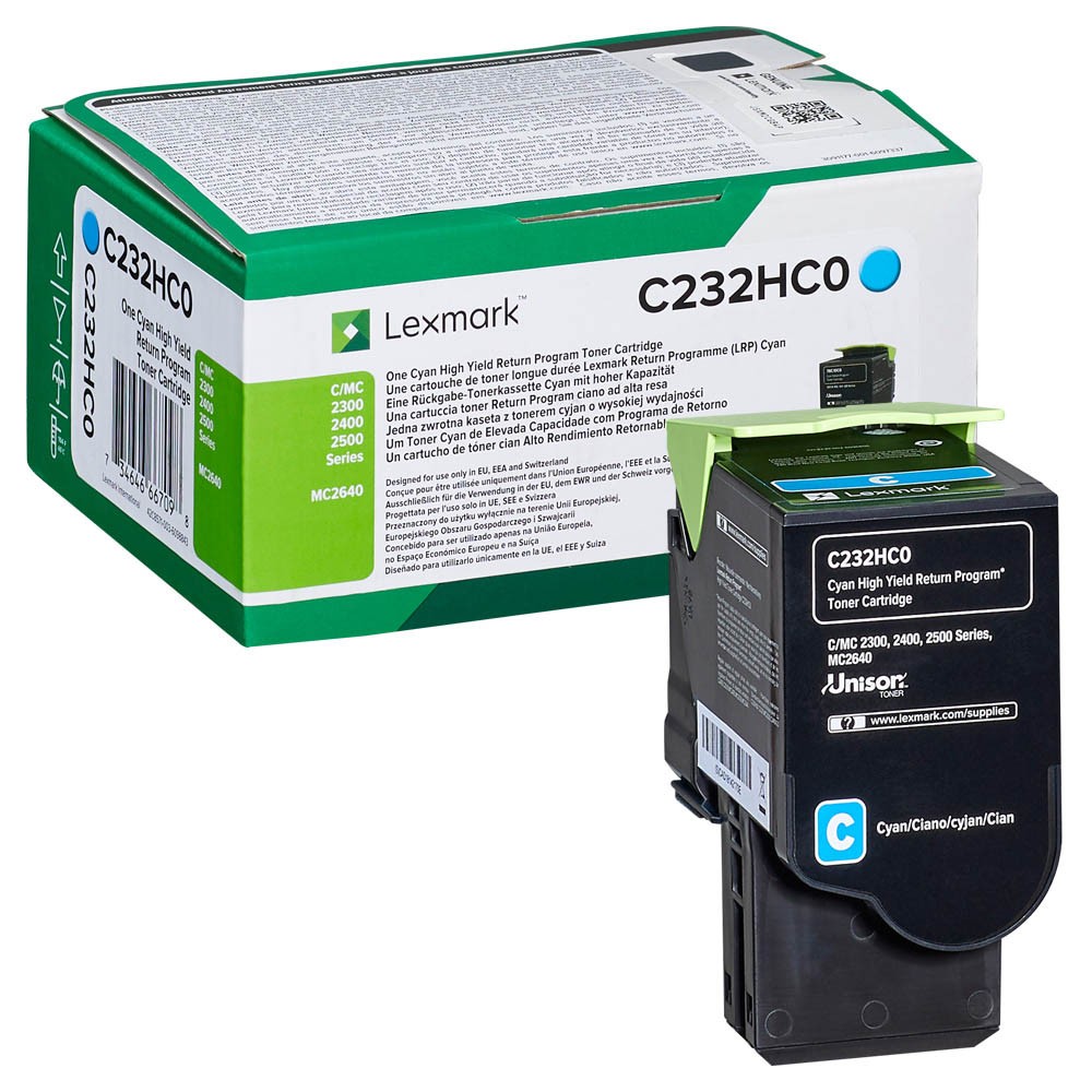 Image of Lexmark C232HC0 azúrový (cyan) originálny toner SK ID 64813