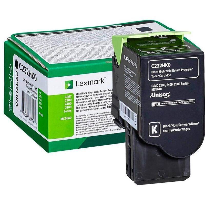 Image of Lexmark C232HK0 černý (black) originální toner CZ ID 64814