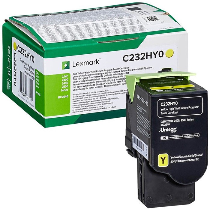 Image of Lexmark C232HY0 žltý (yellow) originálny toner SK ID 320307