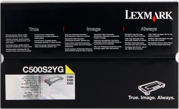 Image of Lexmark C500S2YG sárga (yellow) eredeti toner HU ID 1288