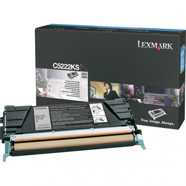 Image of Lexmark C5220KS black 4000 str return originálny toner SK ID 15535