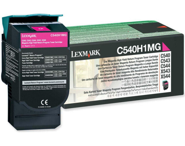 Image of Lexmark C540H1MG bíborvörös (magenta) eredeti toner HU ID 2304