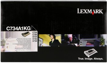 Image of Lexmark C734A1KG černý (black) originální toner CZ ID 3017