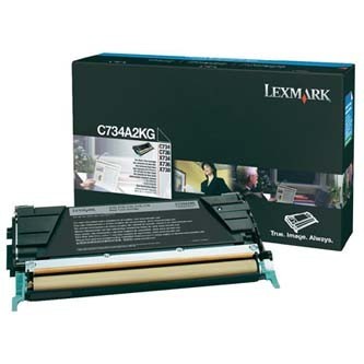 Image of Lexmark C734A2KG černý (black) originální toner CZ ID 3760