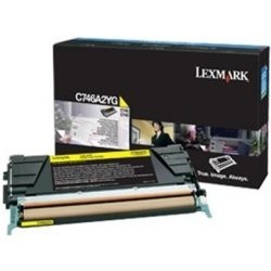 Image of Lexmark C746A2YG galben (yellow) toner original RO ID 5635