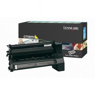 Image of Lexmark C7700YH żółty (yellow) toner oryginalny PL ID 989