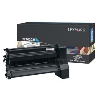 Image of Lexmark C7702CH cián (cyan) eredeti toner HU ID 3755