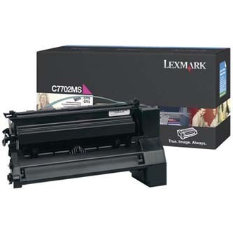 Image of Lexmark C7702MS purpuriu (magenta) toner original RO ID 3751