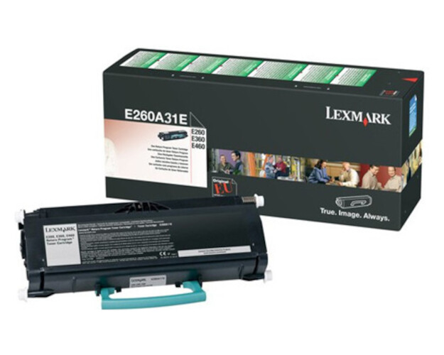 Image of Lexmark E260A31E černý (black) originální toner CZ ID 16143