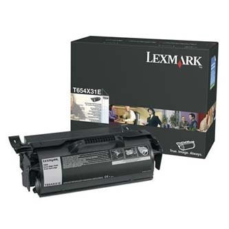 Image of Lexmark T654X31E negru (black) toner original RO ID 7165